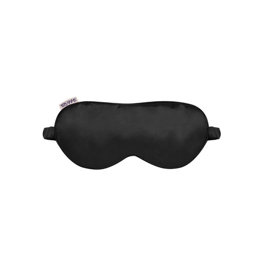 Shhh Silk Black Silk Sleep Mask